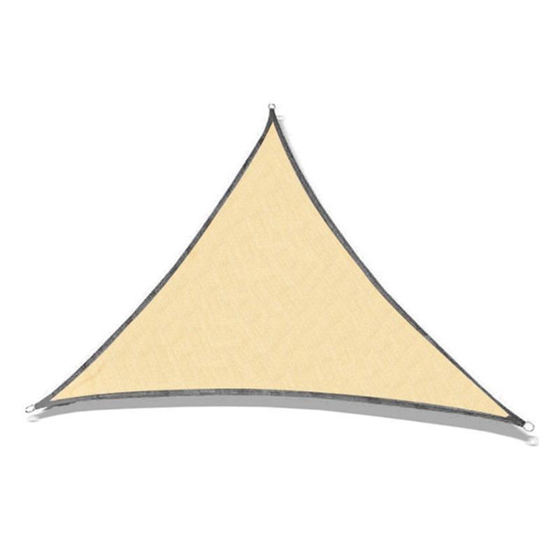 

2025+ 3x3x3 метра Треугольный Песочный Солнцезащитный Парус Навес УФ-Блокирующий Навес для Улицы Патио Сада Заднего Двора для Патио Уличный - Хаки China Mainland