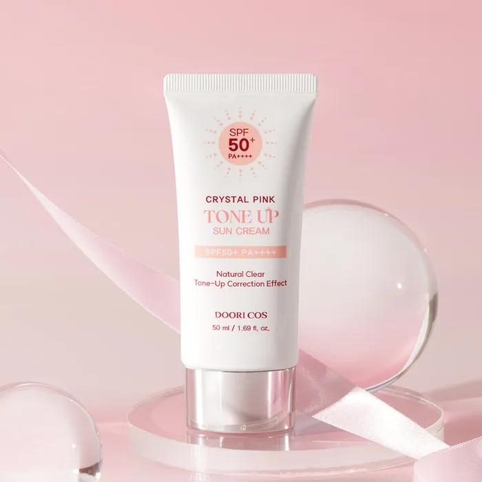 Duricos Crystal Pink Tone Up Sun Cream 50ml