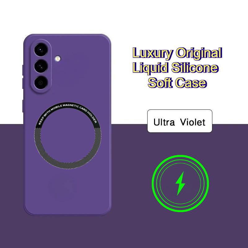 Luxury Original Liquid Silicone Soft Case For Samsung A57 A37 A17 A07 A56/36/26/16/06 A55/35/25/15/05S S26 S25 Ultra Plus Cover