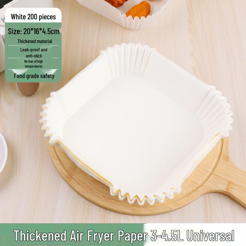 Air Fryer Non-Stick Oil-Absorbing Baking Paper Cups, 40g Silicone, Food-Grade, Round, 40-Pack