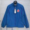 Mens Windproof Outdoor Sport Jacket Long Sleeve V-Neck Thick Lightweight Training Coat Running Hiking Football