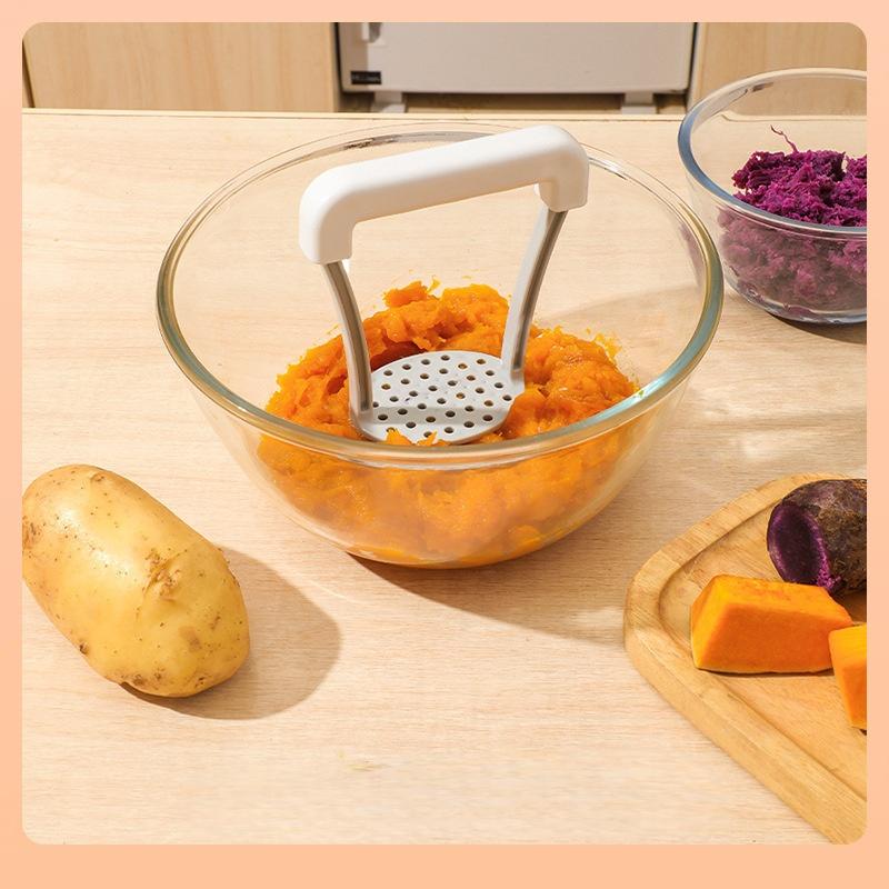 Manual Potato Masher Durable Potato Ricer Kitchen Vegetable Masher With Non-Slip Handle Fruit Juicer Kitchen Gadgets