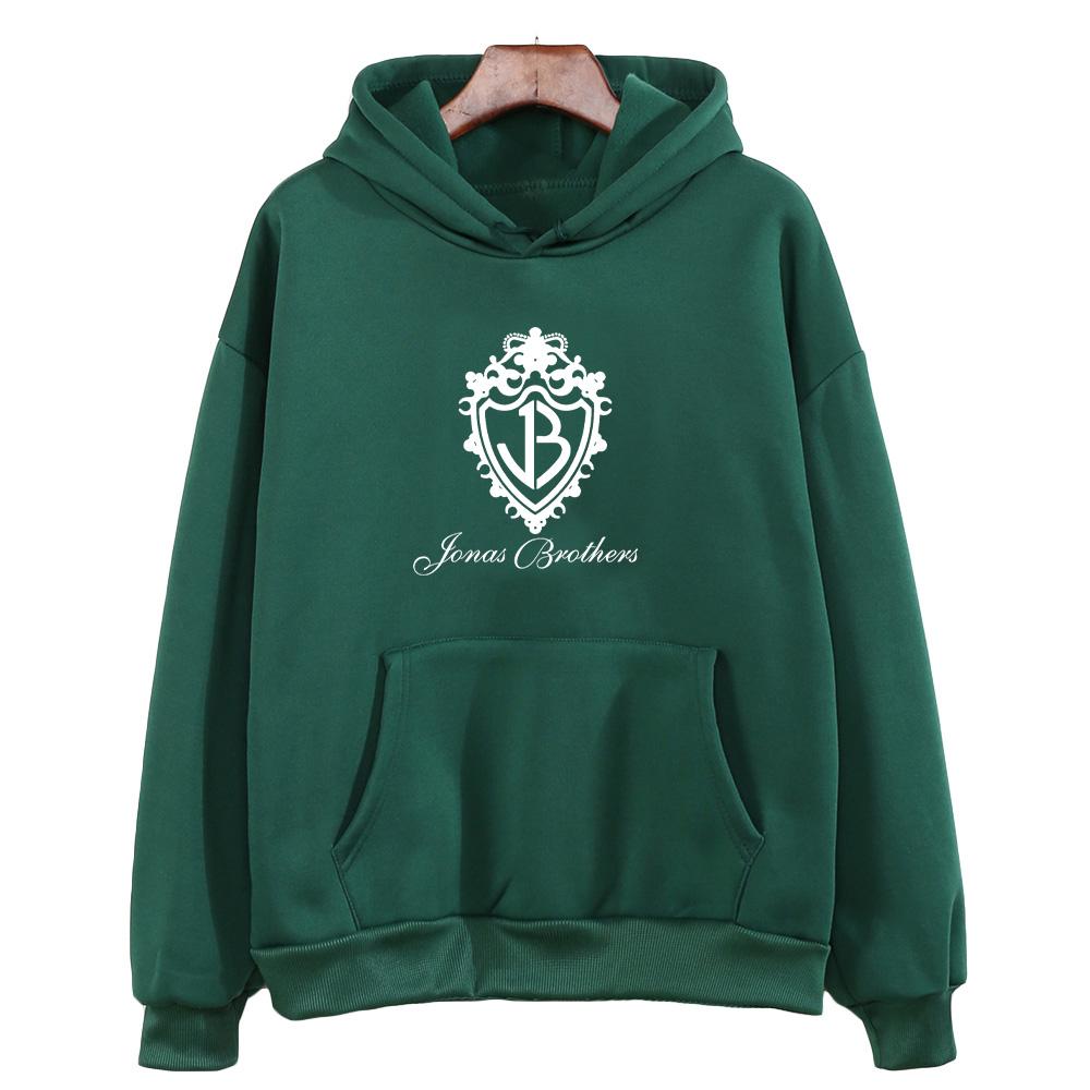Jonas Brothers Classic Logo Hoodies Graphic Print Sweatshirts Men Women Long Sleeve with Hooded Pullovers Fashion Tops