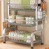 Yingbai 3-Tier Aluminum Dish Drying Rack
