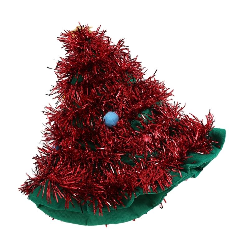 Holiday Christmas Hats Funny Christmas Hat Christmas Santa Hat Christmas Tree Hat Gifts One Size Fit Most красный