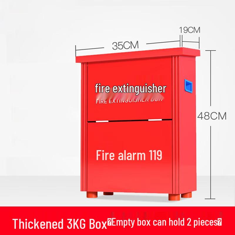

Stainless Steel Double Fire Extinguisher Storage Box