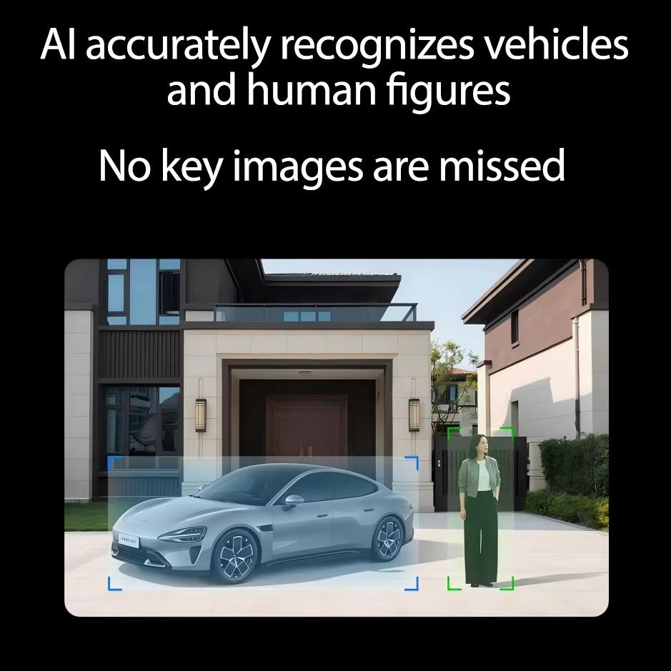 Xiaomi Cameră Inteligentă de Exterior 4 8 megapixeli Calitate imagine 4K Detecție AI persoane-vehicule 360° PTZ Viziune nocturnă color completă IP66 CN