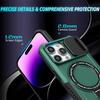 For iPhone 14 Pro Max Case Lens Protection Kickstand Magnetic Phone Cover