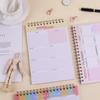 Spiral Notepad To Do List Notebook Stationery Weekly Planner Notebook Schedule Book  Desktop Note
