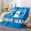 1PC Custom Name Malmo FF Patterned Flannel Blanket Suitable For All Seasons for Home Decor Warmth and Comfort Gifts Holiday Present