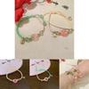 Geometric Pink Summer And Green Peace Knot Bracelet With Appeal Vintage