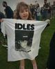 T-shirt Merch Graphique IDLES Band The Queen Is Dead Été 100% Coton Unisexe Hommes Femmes T-shirts Y2k Fans Décontracté Surdimensionné