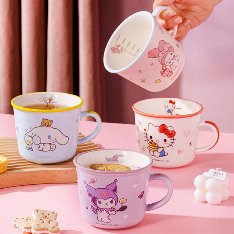 [Sanrio] Sanrio Two-Tone Mug 340ml Kuromi