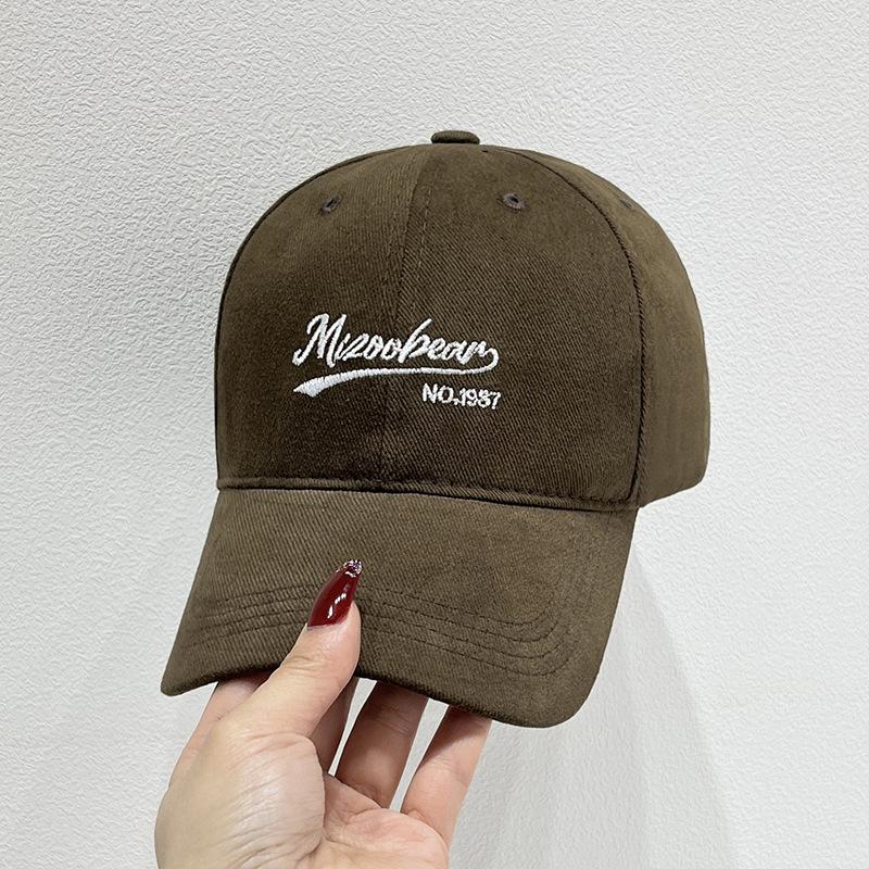 Vintage Chic Embroidered Letter Baseball Cap for Women - Soft, Lightweight, Sun-Protective, Breathable, Adjustable Fit, Perfect for Outdoor Activities