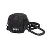 Li Ning Fabric Small Square Bag, Shoulder Bag, Crossbody Bag Regular Unisex Black ABDR294-2