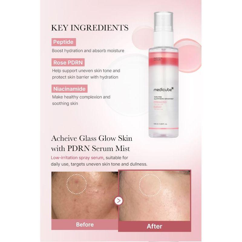 Medicube PDRN Pink Glutathione Serum Mist