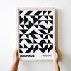 Black and White Bauhaus Poster