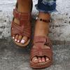 2026 New Plus Size Women's Retro Fashion Sandals and Flip-flops Breathable Women's Slippers Casual Sandals for Women