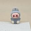 Three-dimensional Flocking Keychain Pendant Cute Bag Accessories Doll Cartoon Ornament