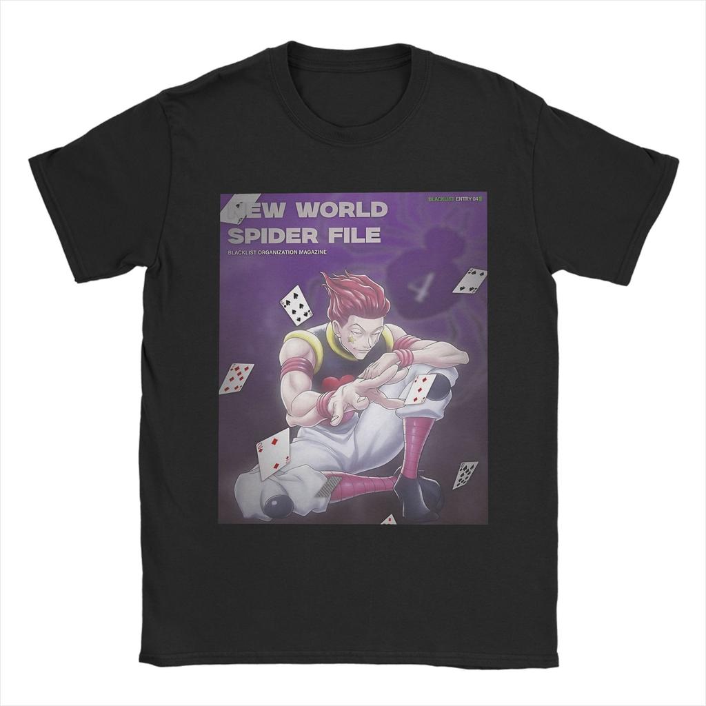 8th Spider Shizu Phantom Troupe TShirt Unisex Y2K Basic Cotton TShirts Summer O Neck Hippie Tee Shirt Casual Oversize Clothing