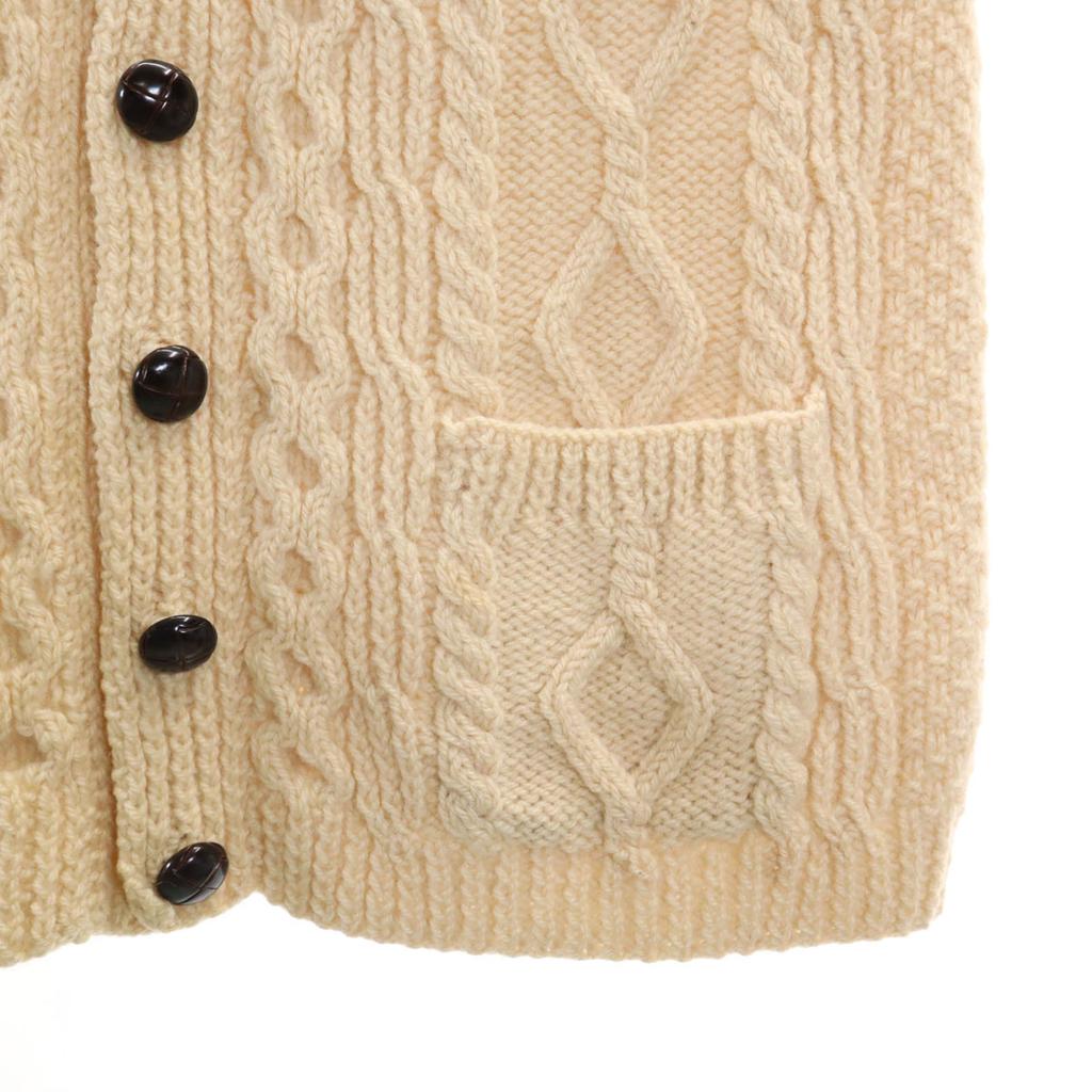 Donegan 80s 100% Wool Vintage Long Sleeve Fisherman Knit Men's Used