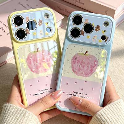Sternenstaub Apfel ist geeignet für iPhone16/17Pro Handyhülle Apple 17pm Nische High-End Damen Großes Fenster