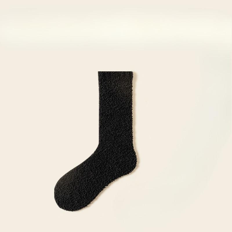 Female Winter Thickened Warm Not To Drop Hair Not Foot Month Son Home Sleep Tube Socks