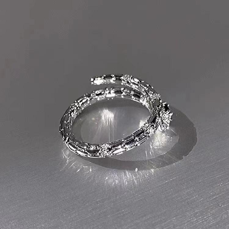 Light Luxury Spirit Snake Ring, Snake-shaped Female Niche Design, Senior Couple Pair Ring, Fashion, Personalized Index Finger Ring, Male Tide Opening