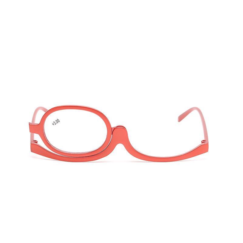 Makeup Presbyopic Glasses Single Piece 120 Degree Rotation Single Side Glasses Multifunctional Full Frame