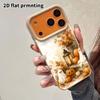 Phone Case: 2D Flat Lambskin Suitable for iPhone 18, 17, 16, 15, 14, 13 Pro Protective Cases, Autumn Porch, Christmas and Halloween Gifts