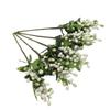 5PCS Artificial Berries Artificial Pip Berry Stems Decoration for Living Room Office White