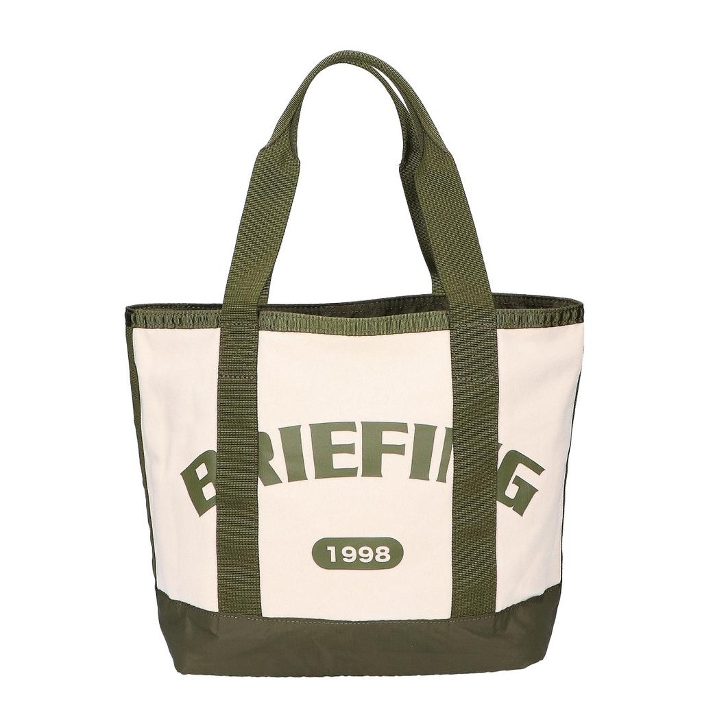 BRIEFING [Beautiful Condition] College Reversible Tote Bag khakiUsed