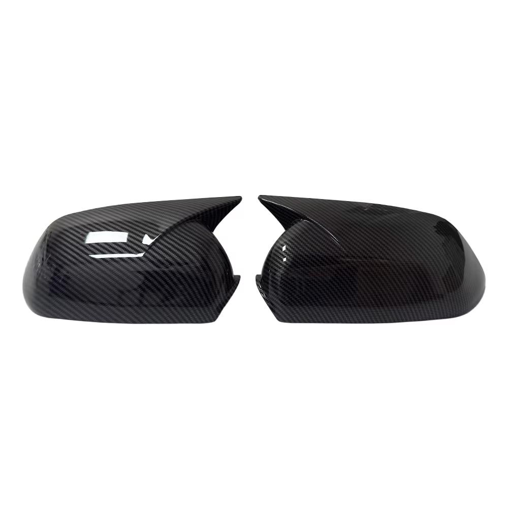 Fit For Volkswagen VW Polo 2005-2007 2008 2009 Car Rearview Side Mirror Cover Wing Cap Sticker Rear View Case Trim Carbon Fiber