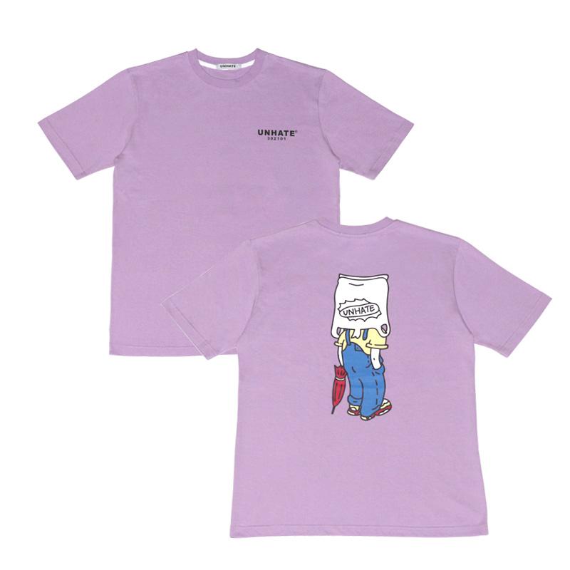 Unhate Red Umbrella Graphic Tee Purple/L