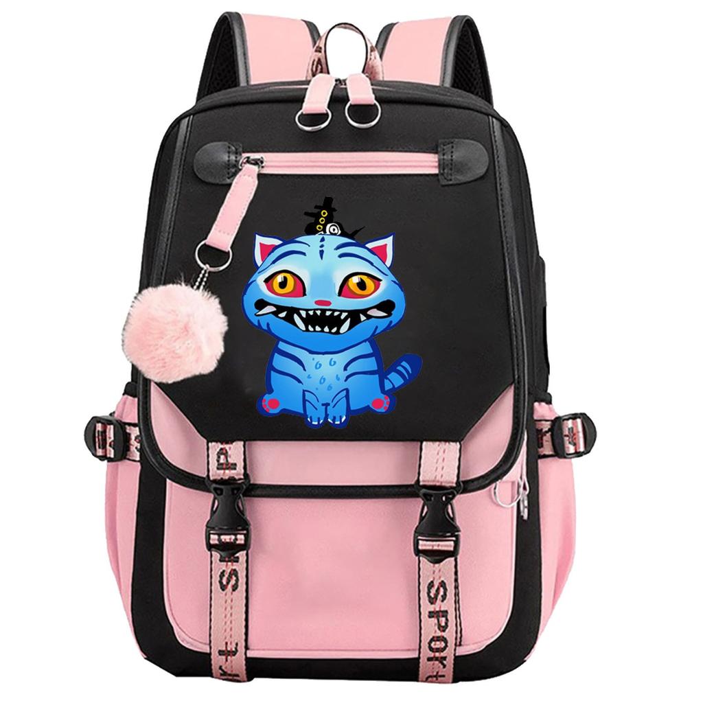 Backpack, Back To School, Cartoon Cute Travel Backpack Print Peripheral Double-shoulder Backpack For Teenagers, Students, Boys And Girls