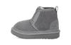 Neumel Lightweight Fleece Lined Snow Boots Gray Children Aged 3 7 Years Old 1121037T-MTL