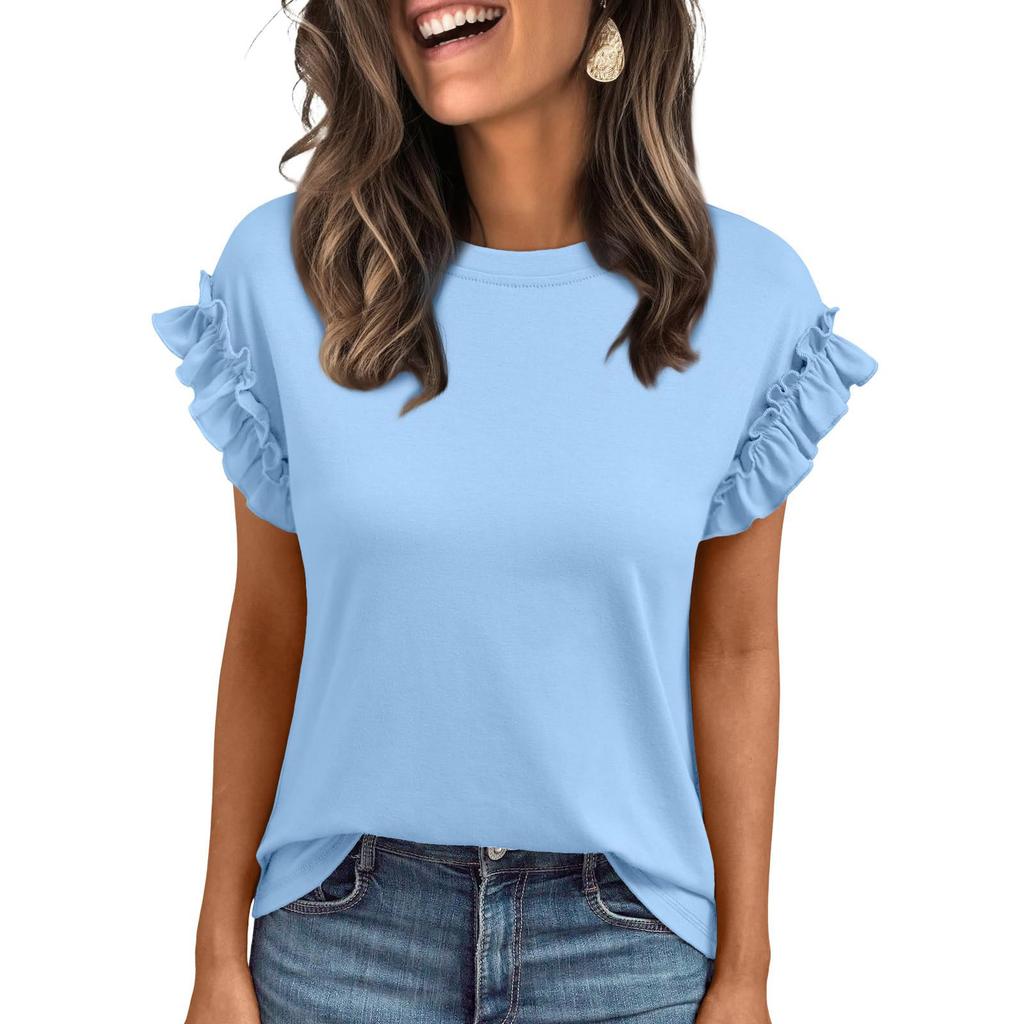 Women's Blouse Fashionable and Casual T-shirt Top