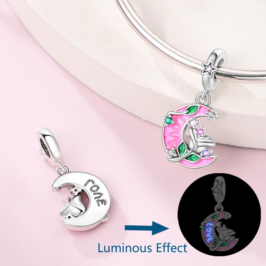 2026 Valentijnsdag Collectie Roze Bedel Rubiks Kubus Rozen Hanger Kralen Sieraden Ketting Armband Accessoires 925 Zilver