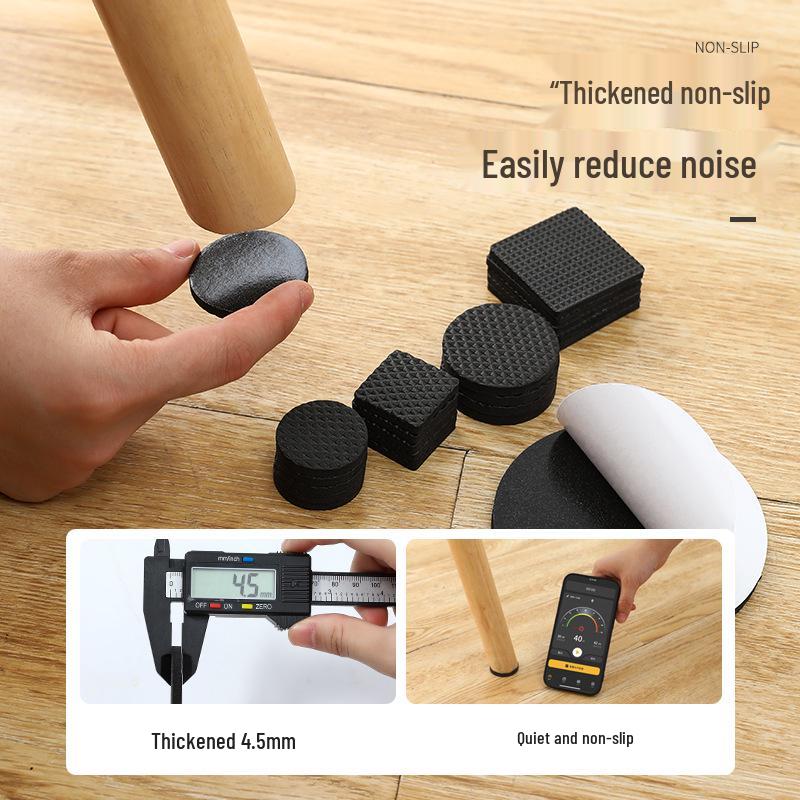 Silent Non-Slip Chair & Table Leg Pads - Wear-Resistant Cushion Covers for Furniture Protection