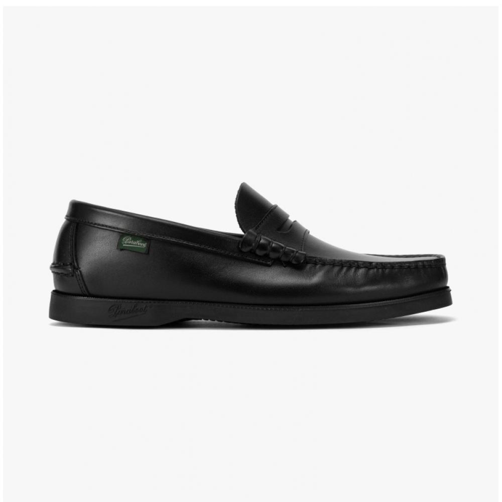 Paraboot Schwarzer Penny Loafer 0936 12