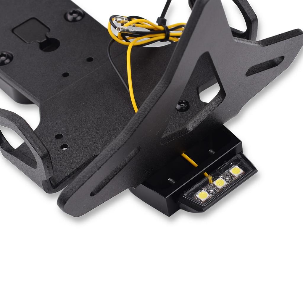 LEDISHUN Fender Eliminator Kit (Black) with License Plate Holder for Kawasaki Ninja ZX-6R 8BL-ZX636J (2024~)