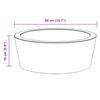 Grey Wash Basin Ø40x15 Cm Marble