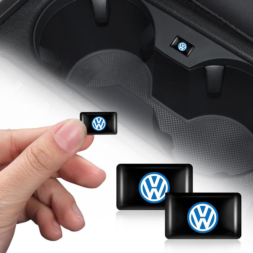 10/20/50 Stück Autozubehör 3D Epoxidharz-Emblem Auto-Innenraum-Aufkleber für Volkswagen VW R Line R32 Touareg Passat Polo Motion