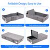 Storage Box with Lids Foldable Closet Blanket Toys Fabric Storage Containers