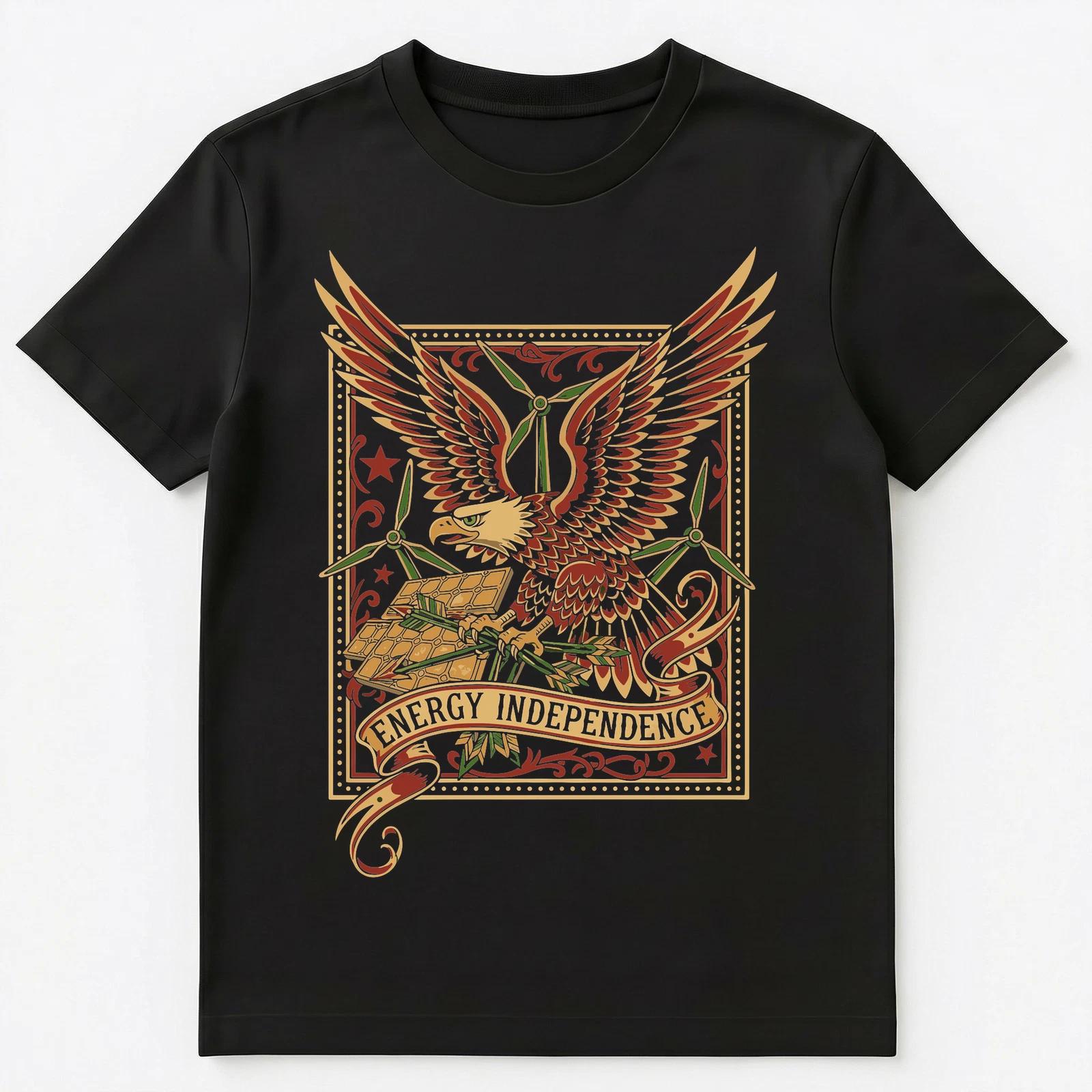 

Energy Independence Renewable Power Eagle Patriotism Unisex T-Shirt 3XL
