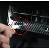 Rear Air Vent Outlet Armrest Carbon Fiber Cover Trim For Tesla Model Y -