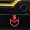Gerinkoken Car Sling Leather Heart Shape Car Handle Rest Car Grab Handle Strap Heart