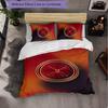 Eintracht Frankfurt Calcio Set Biancheria da Letto 3 Pezzi Morbido Copripiumino con Federe Set Decorazione Camera da Letto per la Casa