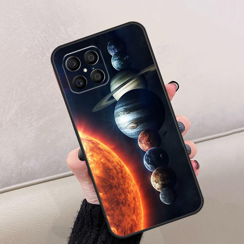 Magic Space Planet Case For Honor Magic 8 Pro 5 6 7 Lite Cover For Honor 400 200 50 70 90 X8a X8b X9a X9b X9c
