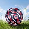 Usa Soccer Emblem Size 5 Soccer Ball,Indoor/Outdoor Suitable for Training Matches Tournaments Practice Games Perfect Gift for Fan